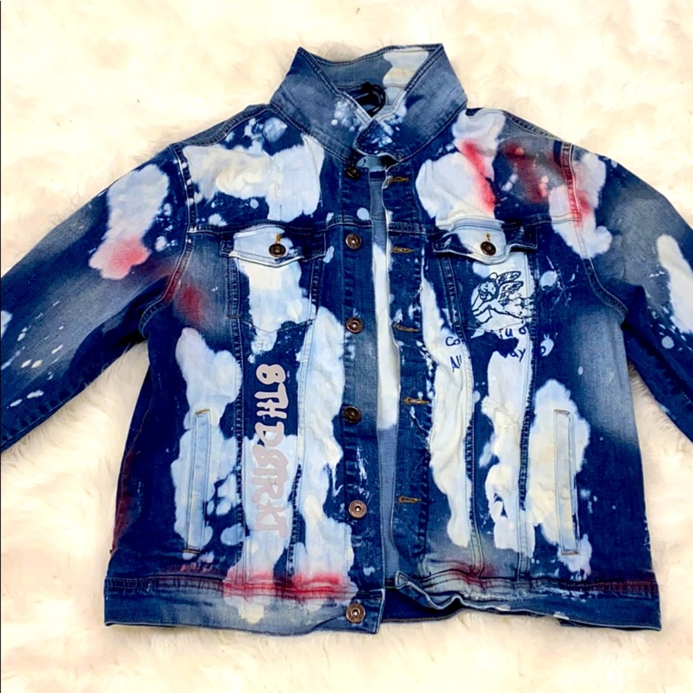 Designer jeans jacket